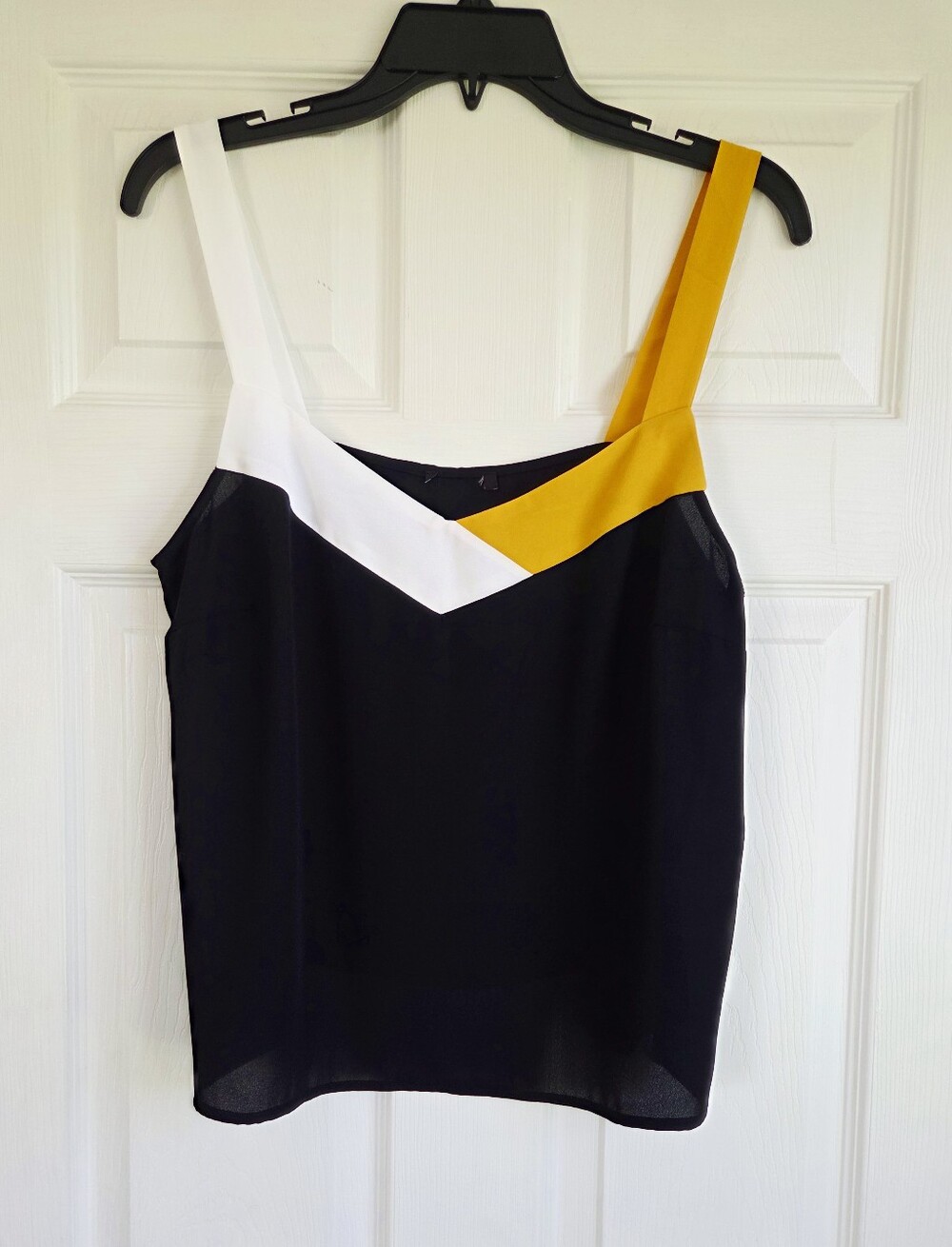 Halogen ✨️ Colorblock Black Women’s Tank Top Size S
